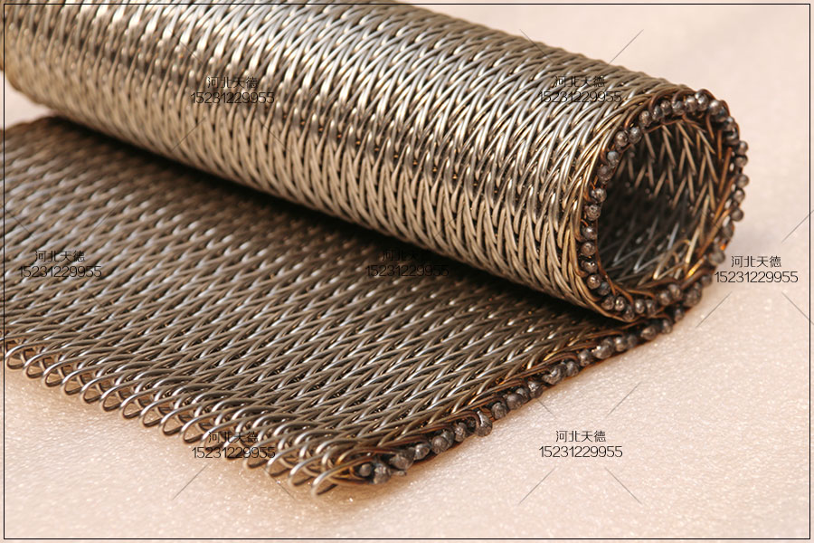 编织型钢网输送带